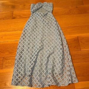 Hello Molly Strapless Maxi Dress Blue Diamond